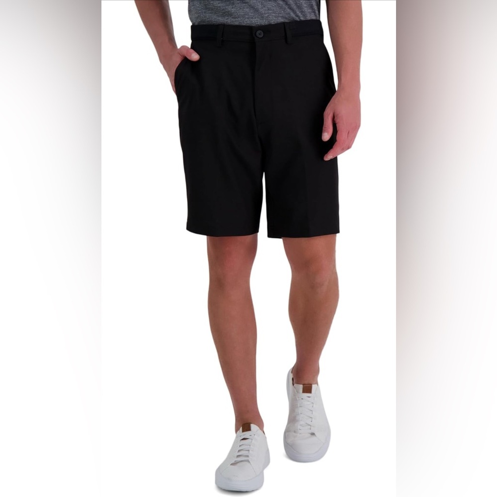 Haggar Mens Active Flex Tech ShortCasual Shorts - Picture 1 of 9